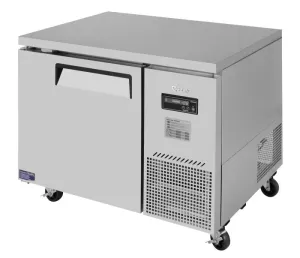 Turbo Air - JUR-44D-N. 1 Solid Door Undercounter Refrigerator. Side Mount - Deep