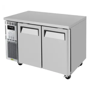 Turbo Air - JUR-48-N6. 2 Solid Doors Undercounter Refrigerator. Side Mount