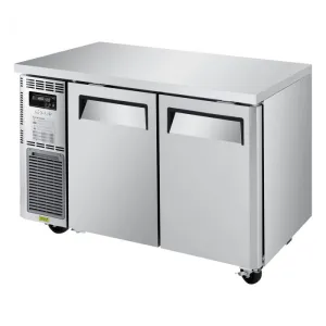 Turbo Air - JUR-48S-N6. 2 Solid Doors Undercounter Refrigerator. Side Mount - Narrow