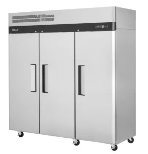 Turbo Air - M3F72-3-N. Commercial 77 Reach-in Freezer M3 Series Stainless Steel 65.8 cu.ft.