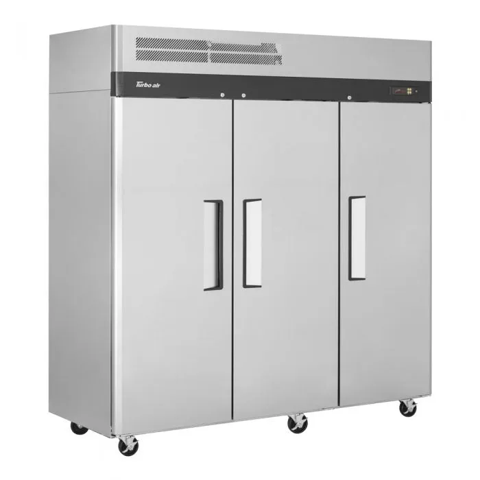 Turbo Air - M3R72-3-N. Commercial 77 Reach-in Refrigerator M3 series Stainless Steel 65.8 cu.ft