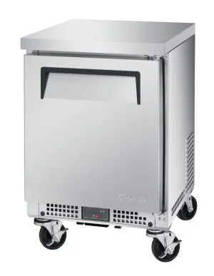 Turbo Air - MUR-20S-N6. 1 Solid Door Undercounter Refrigerator - Shallow Depth