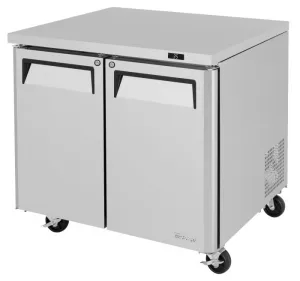 Turbo Air - MUR-36-N6. 2 Solid Doors Undercounter Refrigerator