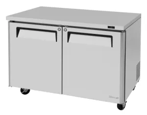 Turbo Air - MUR-48-N. 2 Solid Doors Undercounter Refrigerator