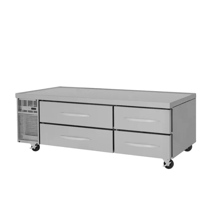 Turbo Air - PRCBE-72F-N. 4 Drawers (72) SS Chef Base Freezer
