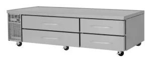 Turbo Air - PRCBE-96F-N. 4 Drawers (96) SS Chef Base Freezer