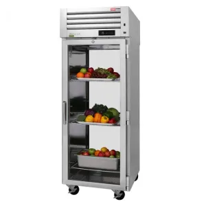 Turbo Air - PRO-26R-G-PT-N. Commercial 28 Refrigerator PRO Series Pass Thru 2 Glass Full Doors Pass-Thru  29.01cu.ft.