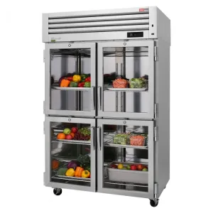 Turbo Air - PRO-50-4R-G-N. Commercial 51 Reach-in Refrigerator PRO Series 1 Section 47.36 cu. ft.