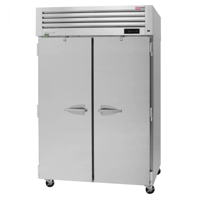 Turbo Air - PRO-50F-N. Commercial 51 Reach-In Freezer PRO Series 2 Sections 48.36 cu.ft.