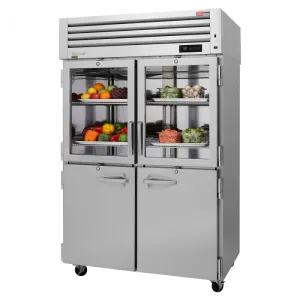 Turbo Air - PRO-50R-GSH-N. Commercial 50 Reach-In Refrigerator PRO Series 2 Section 50.8 cu. ft.