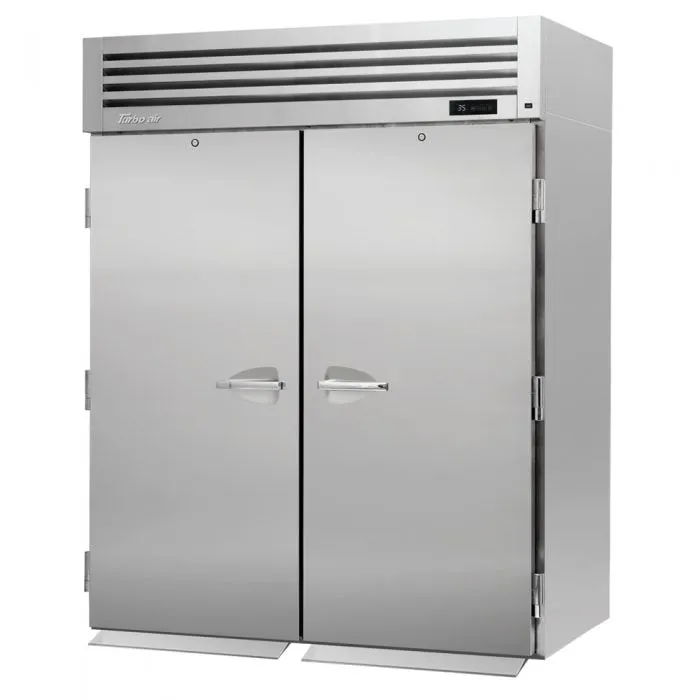 Turbo Air - PRO-50R-RI-N. Commercial 66 2 Solid Door Reach-in Refrigerator PRO Series Roll-in Two-Sections 81.87 cu.ft