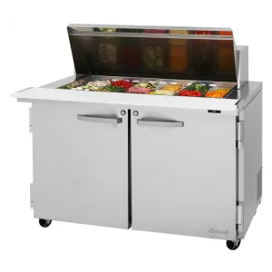 Turbo Air - PST-48-18-N. Commercial 48 PRO Series Mega Top Sandwich/Salad Prep Table. two-section