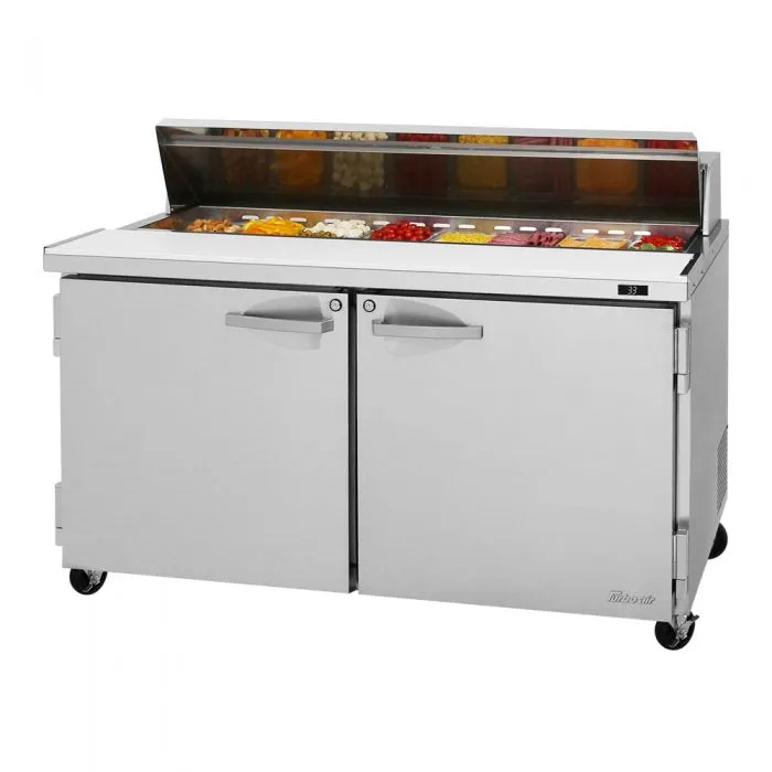 Turbo Air - PST-60-N. Commercial 61 PRO Series Sandwich/Salad Prep Table 16 cu.ft.