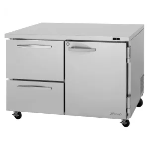 Turbo Air - PUF-48-D2R(L)-N. 2 Drawers 1 Right(Left) Hinged Door Undercounter Freezer