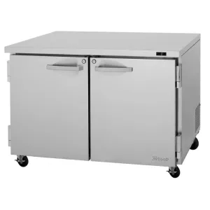 Turbo Air - PUF-48-N. 2 Solid Doors Undercounter Freezer