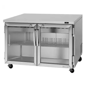 Turbo Air - PUR-48-G-N. 2 Glass Doors Undercounter Refrigerator
