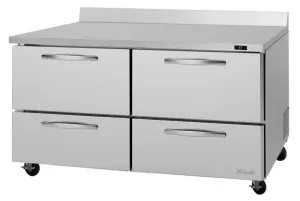 Turbo Air - PWR-60-D4-N. 4 Drawers Worktop Refrigerator
