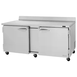 Turbo Air - PWR-72-N. 2 Solid Doors Worktop Refrigerator