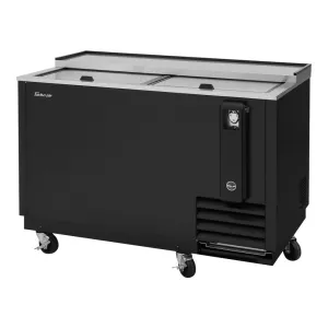 Turbo Air TBC-50SB-N6 50 Forced Air Bottle Cooler - Holds (432) 12 oz Bottles. Black. 115v