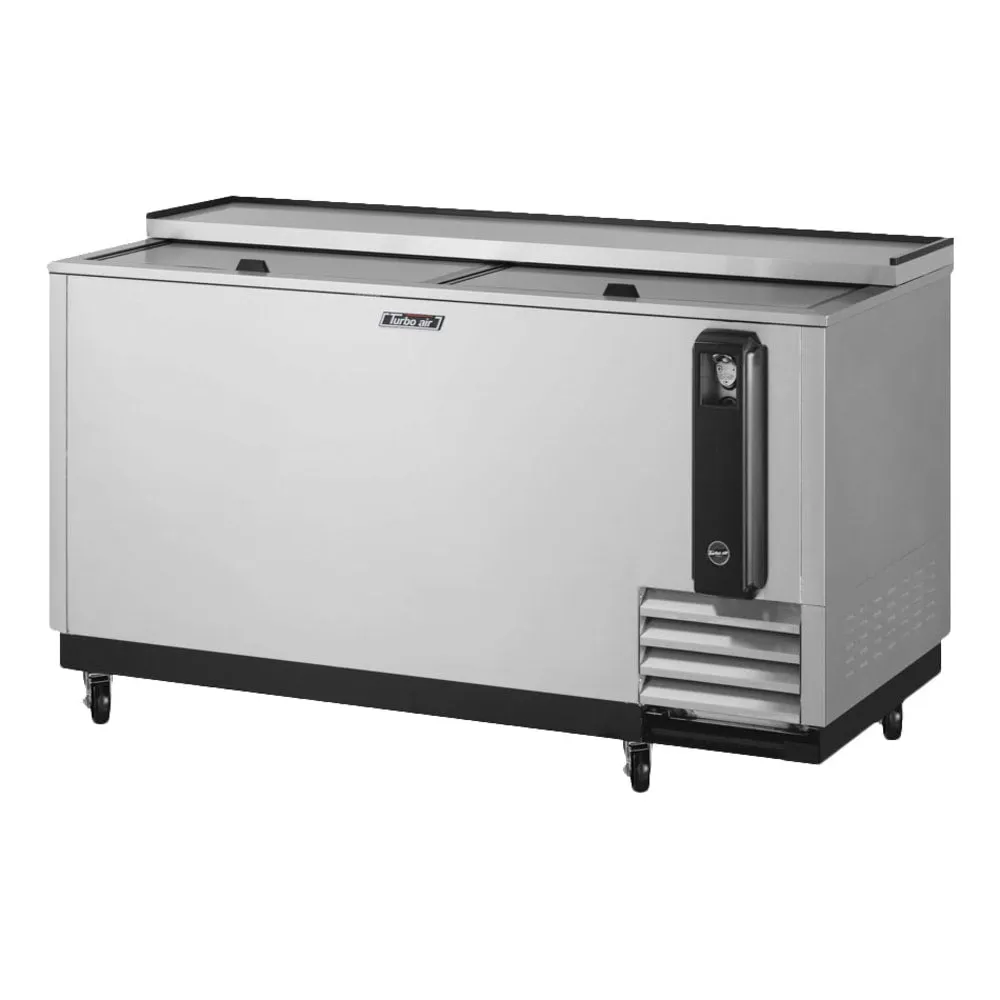 Turbo Air TBC-65SD-N6 65 Forced Air Bottle Cooler - Holds (528) 12 oz Bottles. Stainless Interior. 115v