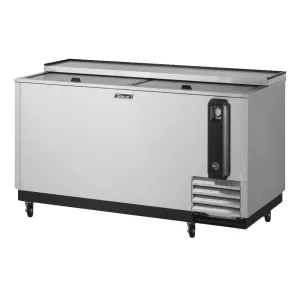 Turbo Air TBC-65SD-N6 65 Forced Air Bottle Cooler - Holds (528) 12 oz Bottles. Stainless Interior. 115v