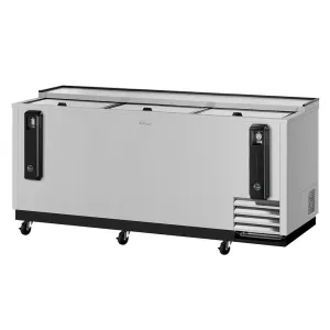 Turbo Air TBC-80SD-N 80 1/2 Forced Air Bottle Cooler - Holds (739) 12 oz Bottles. Stainless. 115v