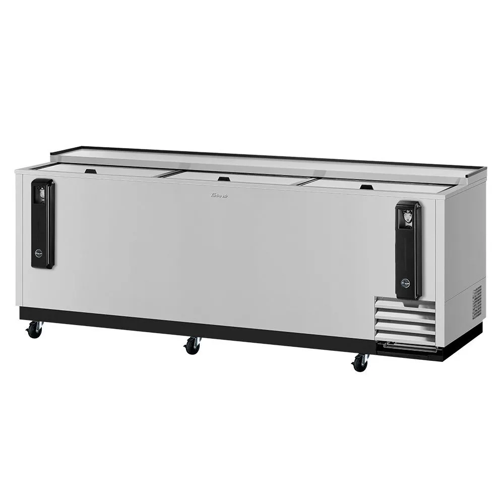 Turbo Air TBC-95SD-N 95 Forced Air Bottle Cooler - Holds (912) 12 oz Bottles. Stainless. 115v