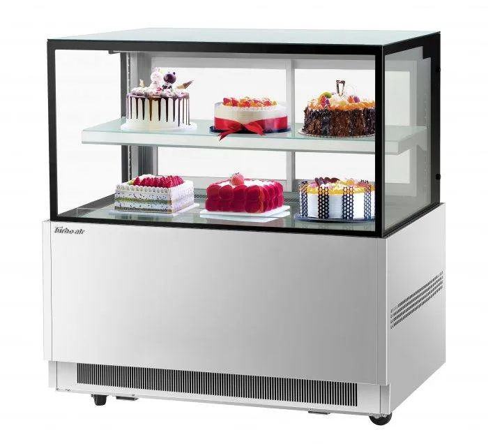 Turbo Air - TBP48-46NN-S. 48 Bakery Case-Refrigerated - 2 Shelves - Stainess Steel