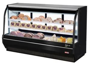 Turbo Air - TCDD-96H-W(B)-N. Commercial 97 Direct Cooling Deli Case Refrigerated 33.2 cu.ft