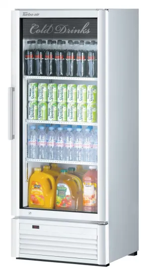 Turbo Air - TGM-12SD*-N6. 1 Door Swing Glass Merchandiser-Color option: (W). (B)