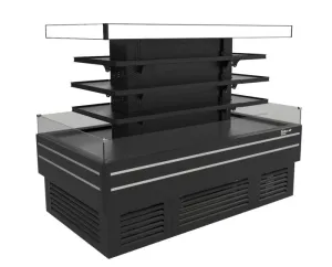 Turbo Air - TIOM-36CSCB-N. 47-1/8 x 84-5/8 (L x D) Square Type Combined Unit - Black