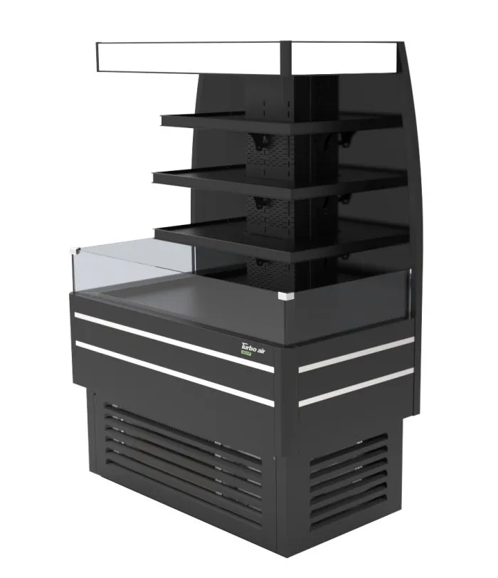 Turbo Air - TIOM-48CB-N. 47-1/8 x 25-3/4 (L x D) Square Type Single Unit - Black