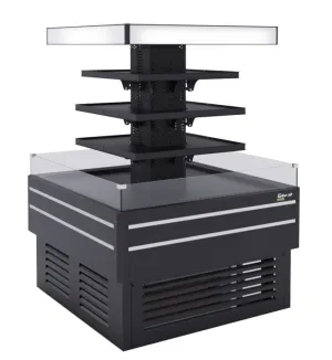 Turbo Air - TIOM-48CCB-N. 47-1/8 x 48-3/8 (L x D) Square Type Combined Unit - Black
