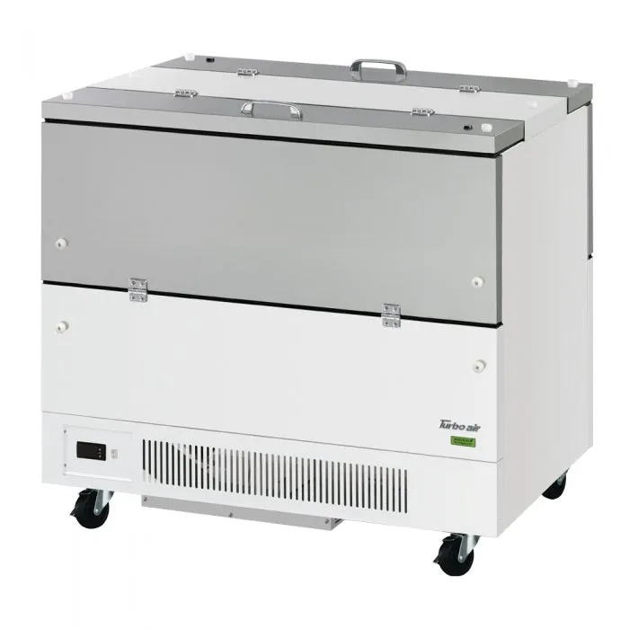 Turbo Air - TMKC-49-2-WS-N6. Commercial Super Deluxe Series Milk Cooler. cold wall. dual sided access. 49W  18.3 cu.ft capacity