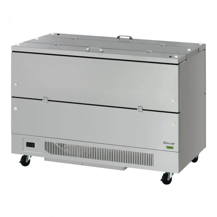Turbo Air - TMKC-58-2-SS-N6. Commercial Super Deluxe Series Milk Cooler. cold wall. dual sided access. 58-1/8W  22.0 cu.ft capacity