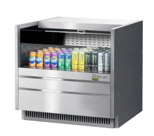 Turbo Air - TOM-36UC-S-N. 36-1/4L Low Profile Solid Side Panel - European Straight / Stainless Steel