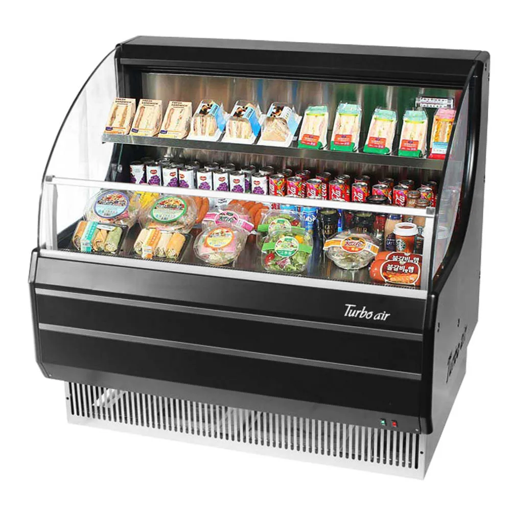 Turbo Air TOM-40LB-N 39 Horizontal Open Air Cooler w/ (2) Levels. 115v