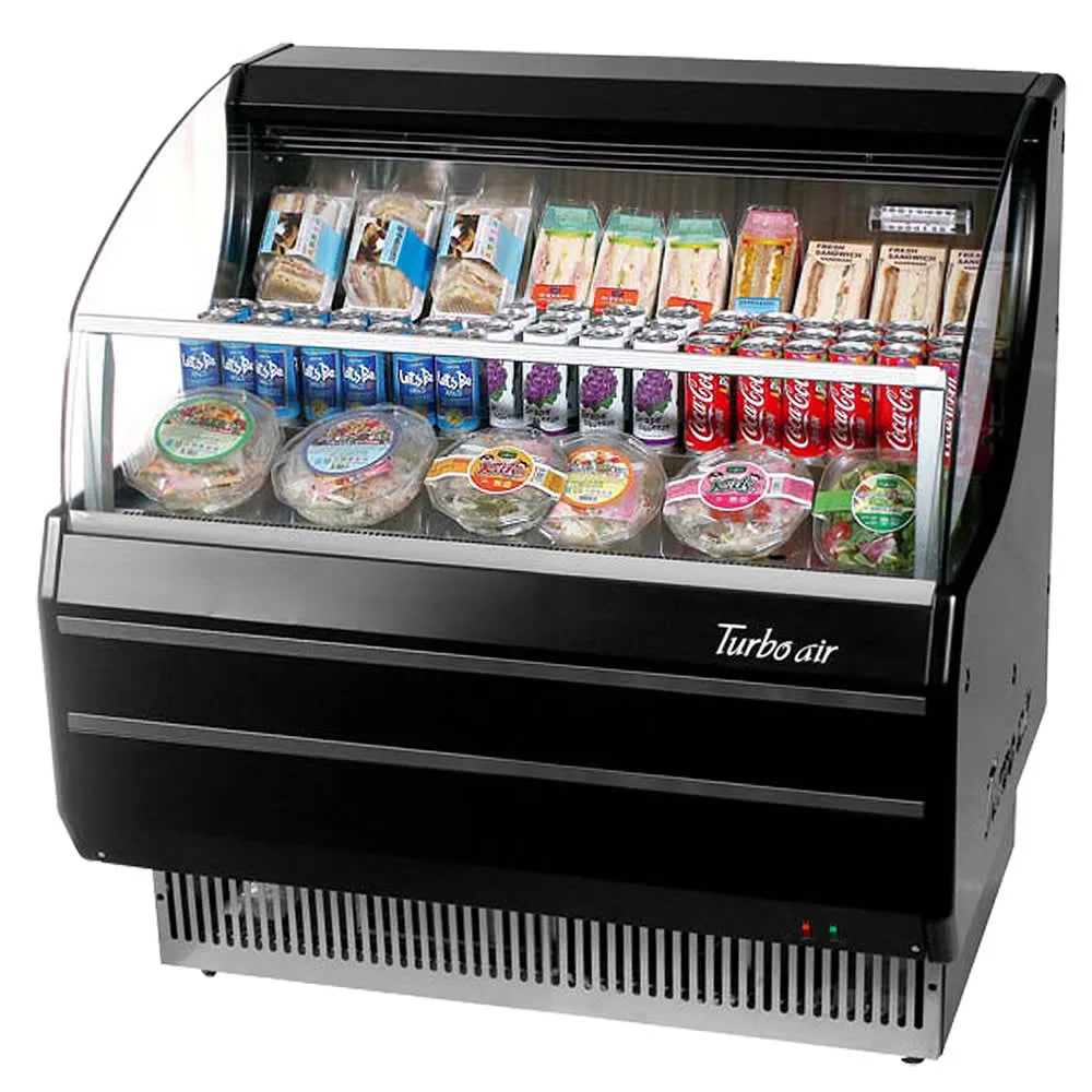 Turbo Air TOM-40SB-N 39 Horizontal Open Air Cooler w/ (3) Levels. 115v
