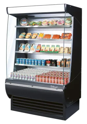 Turbo Air - TOM-48DXB-N. Commercial Open display merchandiser. Vertical Extra Deep 23.2 cu.ft.