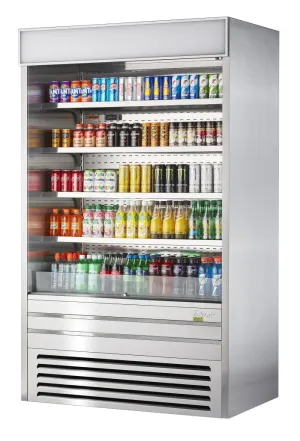 Turbo Air - TOM-48ES-N. 48L Vertical Air Curtain. Stainless steel