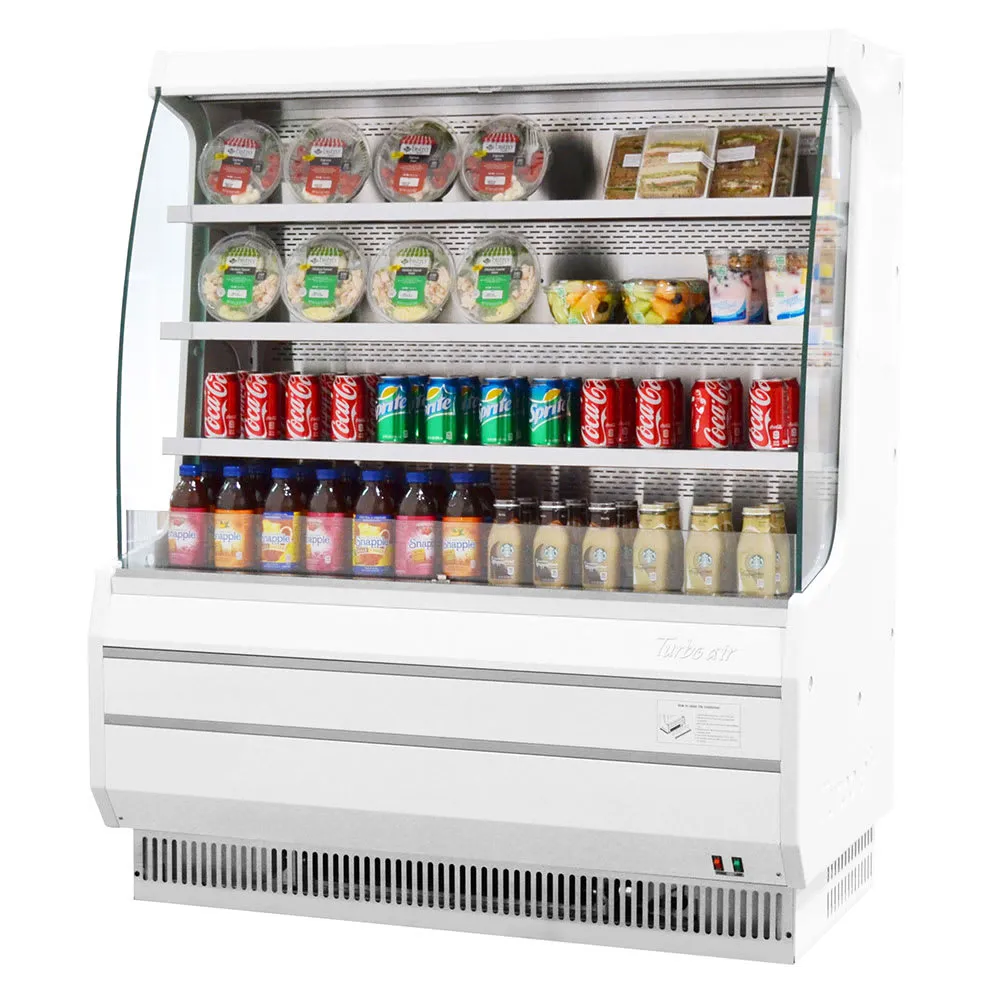 Turbo Air TOM-50MW-N 50 7/8 Vertical Open Air Cooler w/ (4) Levels. 115v
