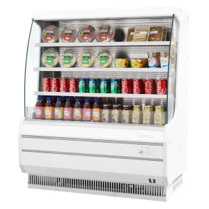 Turbo Air TOM-50MW-N 50 7/8 Vertical Open Air Cooler w/ (4) Levels. 115v