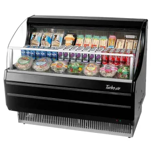 Turbo Air TOM-50SB-N 50 3/4 Horizontal Open Air Cooler w/ (3) Levels. 115v