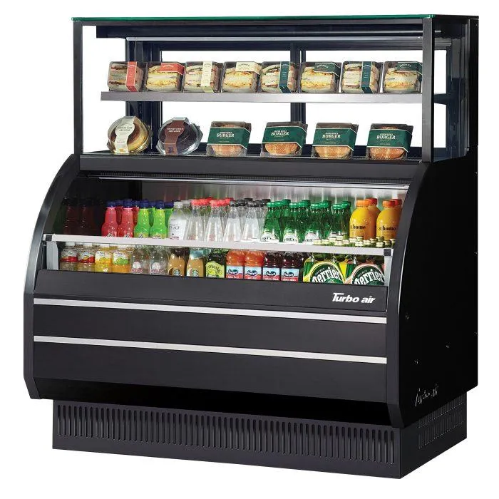 Turbo Air - TOM-W-50SB-UF-N. 50L Open Display Combination Case - European Straight Front
