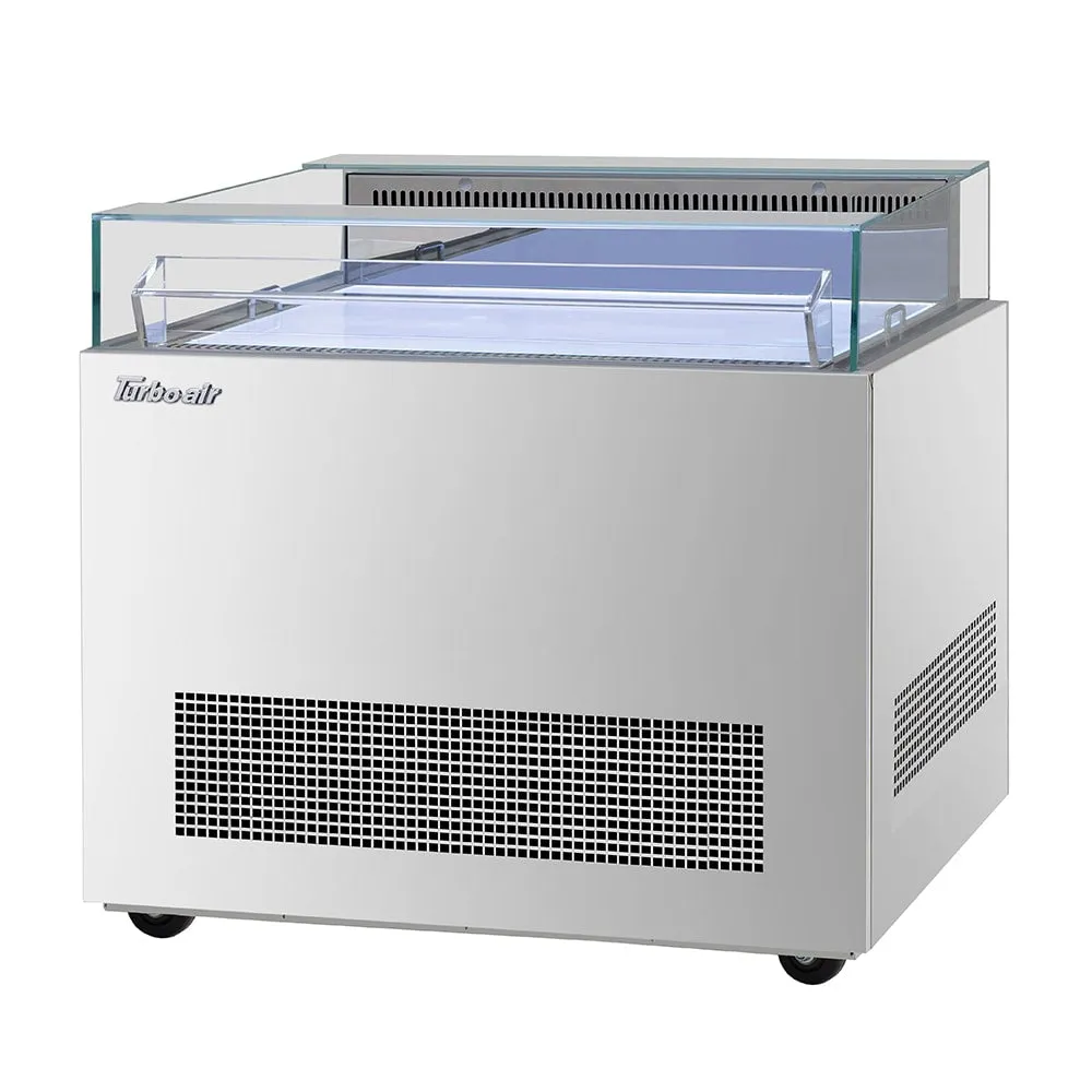 Turbo Air TOS-40NN-S 40 1/4 Horizontal Open Air Cooler w/ (1) Level. 115v