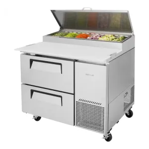 Turbo Air - TPR-44SD-D2-N. Commercial Super Deluxe pizza prep table. One-section