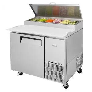 Turbo Air - TPR-44SD-N. Commercial Super Deluxe pizza prep table. One-sectio