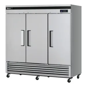 Turbo Air - TSF-72SD-N. Commercial 81 Reach-in Freezer Super Deluxe 3 Section 63.8 cu.ft