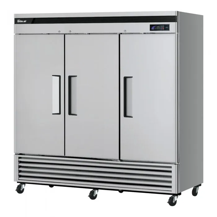 Turbo Air - TSF-72SD-N. Commercial 81 Reach-in Freezer Super Deluxe 3 Section 63.8 cu.ft