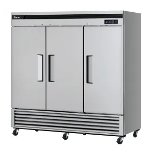 Turbo Air - TSR-72SD-N. Commercial 81 Super Deluxe Reach-in refrigerator. Three-section